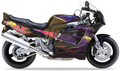 Suzuki Gsx R 1100 1995 C3R Czarny Jasny Fioletowy replica decals set aufkleber fuel tank juula motocolors