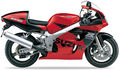 Suzuki Gsxr 600 1998 Pomarańczowy Y0W Czarny 019 stickers decals pegatinas fairings racebike juula motocolors