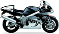 Suzuki Gsxr 600 1998 Srebrny Y2D Szary 24K stickers decals aufkleber oem replica juula motocolors
