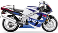 Suzuki Gsxr 600 2000 Niebieski 1Lf Biały Ojw motorcycle stickers pegatinas oem replica juula motocolors
