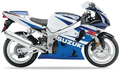Naklejki na motocykl Suzuki Gsxr 600 2002 Niebieski 1Lf Biały 0Jw - Juula