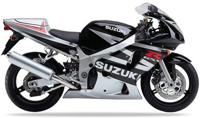 Suzuki Gsxr 600 2003 Srebrny Yd8 Czarny 019 oem replica stickers decals grafiche juula motocolors