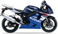 Suzuki Gsxr 600 2004 Niebieski No. 2 Yba Biały Ybd race decals grafiche aftermarket kit juula motocolors