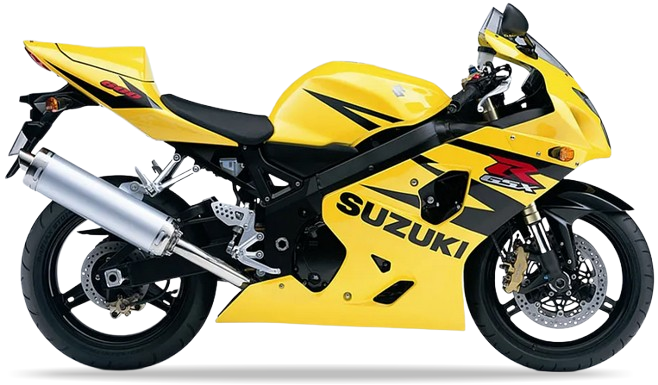 Suzuki Gsxr 600 2004 Żółty Yec vinyl kit decals pegatinas restoration juula motocolors