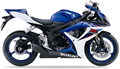Suzuki Gsxr 600 2007 Niebieski Yky Biały Ybd race decals grafiche aftermarket kit juula motocolors