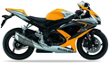Suzuki Gsxr 600 2008 Żółty Ymf Srebrny Ymd replica decals set aufkleber fuel tank juula motocolors