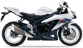 Suzuki Gsxr 600 2010 Biały Ybd Matowy Niebieski Yua replica decals grafiche fuel tank juula motocolors
