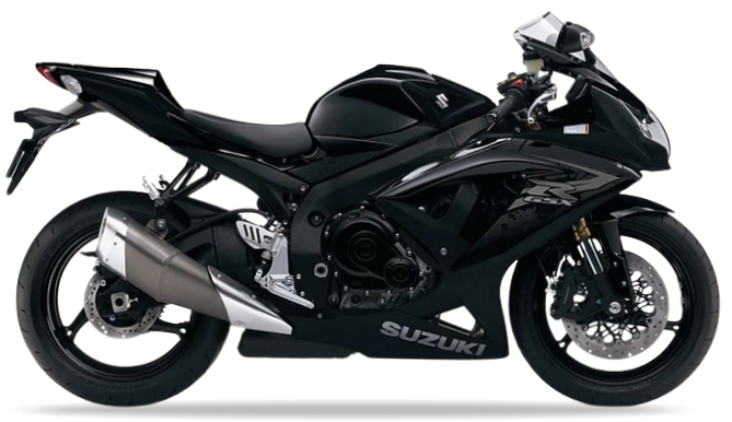 Suzuki Gsxr 600 2010 Czarny 019 Matowy Czarny No. 2 Ykv motorbike stickers autocollants custom kit juula motocolors
