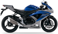 Suzuki Gsxr 600 2010 Niebieski Yky Matowy Szary Y4P vinyl kit aufkleber race decals juula motocolors