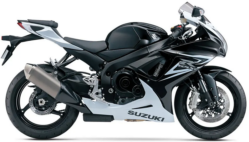 Suzuki Gsxr 600 2014 Biały Rb5 Czarny Yvb replica decals autocollants bodywork juula motocolors