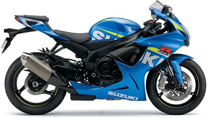 Suzuki Gsxr 600 2015 Niebieski Ysf graphics kit aufkleber aftermarket juula motocolors