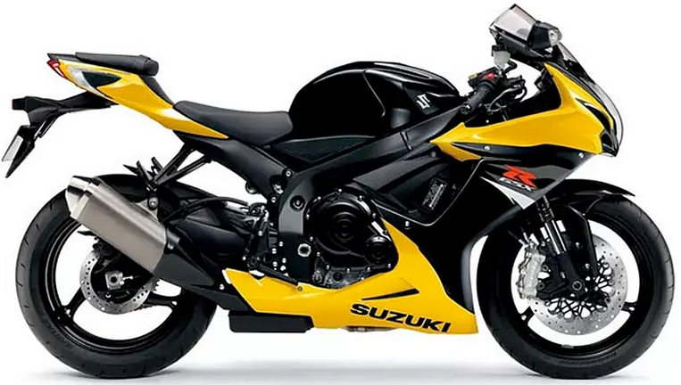 Suzuki Gsxr 600 2017 Czarny Yvb Żółty Ymf bike stickers aufkleber side panels juula motocolors