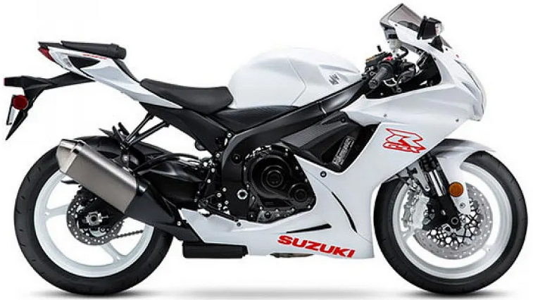 Suzuki Gsxr 600 2020 Biały Yww bike stickers set grafiche adesivi custom juula motocolors