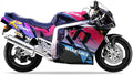 Suzuki Gsxr 750 1992 Usa Czarny 07B stickers decals autocollants restoration kit juula motocolors
