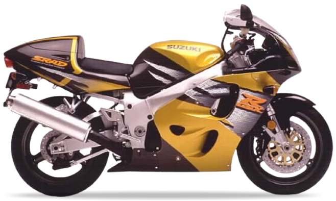 Suzuki Gsxr 750 1996 1997 Żółty Z66 Brązowy 29F vinyl kit aufkleber race decals juula motocolors