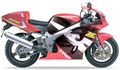 Suzuki Gsxr 750 1997 Pomarańczowy Czarny Gu7 motorcycle stickers pegatinas oem replica juula motocolors