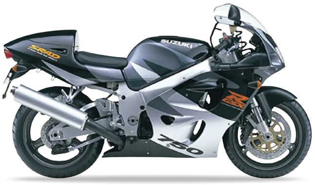 Suzuki Gsxr 750 1998 Czarny 33J graphics kit autocollants fairings juula motocolors