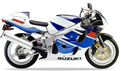 Suzuki Gsxr 750 1998 Niebieski 1Lf Biały Ojw motorbike decals kit graficas replicas juula motocolors