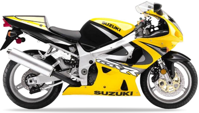 Suzuki Gsxr 750 2000 Żółty Y9H Czarny 33J motorbike stickers pegatinas cowling juula motocolors