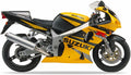 Suzuki Gsxr 750 2002 Żółty Y9H Czarny 33J vinyl kit decals pegatinas restoration juula motocolors