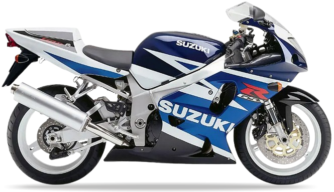 Suzuki Gsxr 750 2003 Niebieski No. 2 Yba Biały 0JW motorcycle stickers set adesivi fairings juula motocolors