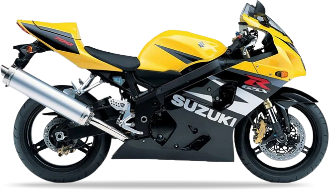 Suzuki Gsxr 750 2004 Żółty Yec Czarny 019 bike stickers set grafiche adesivi custom juula motocolors
