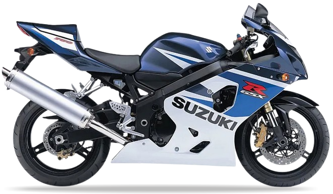 Suzuki Gsxr 750 2005 Niebieski 1Lf Biały Ybd stickers decals autocollants restoration kit juula motocolors