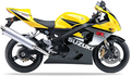 Suzuki Gsxr 750 2005 Żółty Yec Czarny 019 stickers decals aufkleber oem replica juula motocolors