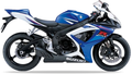 Suzuki Gsxr 750 2007 Niebieski Yky Biały Ybd motorbike decals pegatinas bodywork juula motocolors