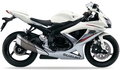 Suzuki Gsxr 750 2009 Biały Ypa motorbike stickers autocollants custom kit juula motocolors