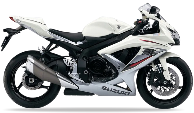 Suzuki Gsxr 750 2009 Biały Ypa motorbike stickers autocollants custom kit juula motocolors