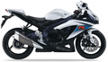 Suzuki Gsxr 750 2010 Biały Ybd Matowy Niebieski replica decals grafiche fuel tank juula motocolors