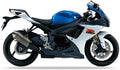 Suzuki Gsxr 750 2011 2012 Biały Ybd Niebieski Ysf graphics kit autocollants fairings juula motocolors
