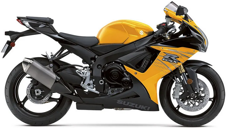 Suzuki Gsxr 750 2012 Żółty Ymf Czarny Yvb bike stickers aufkleber vinyl kit juula motocolors
