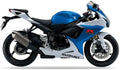Suzuki Gsxr 750 2013 2014 Niebieski Ysf Biały Yww stickers decals matrica restoration juula motocolors