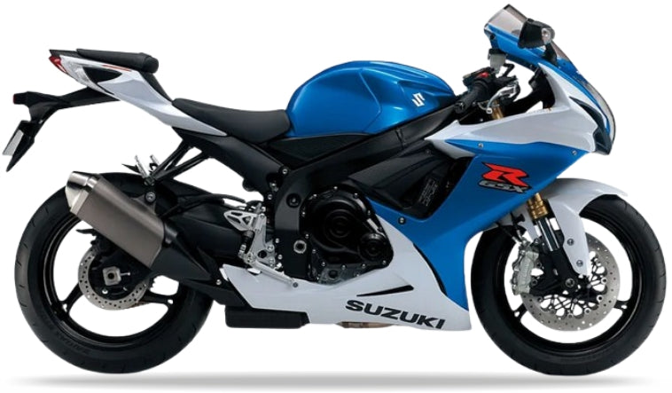 Suzuki Gsxr 750 2013 2014 Niebieski Ysf Biały Yww stickers decals matrica restoration juula motocolors