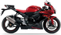 Suzuki Gsxr 750 2014 Czerwony Yyg Czarny Yvb vinyl decals adesivi racebike juula motocolors