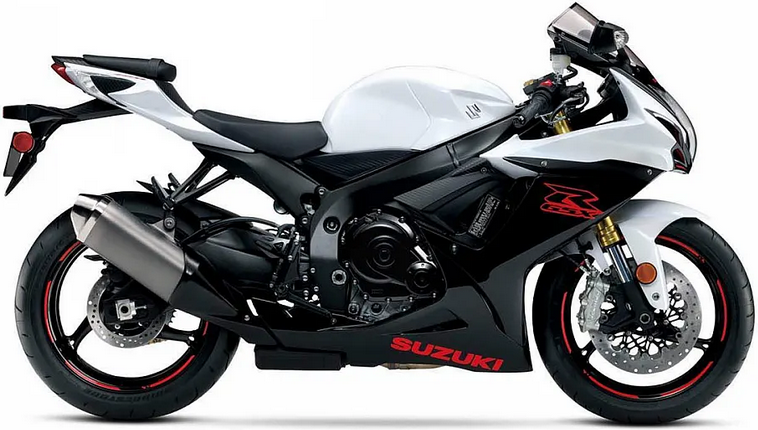 Naklejki na motocykl Suzuki Gsxr 750 2019 Biały Yww - Juula