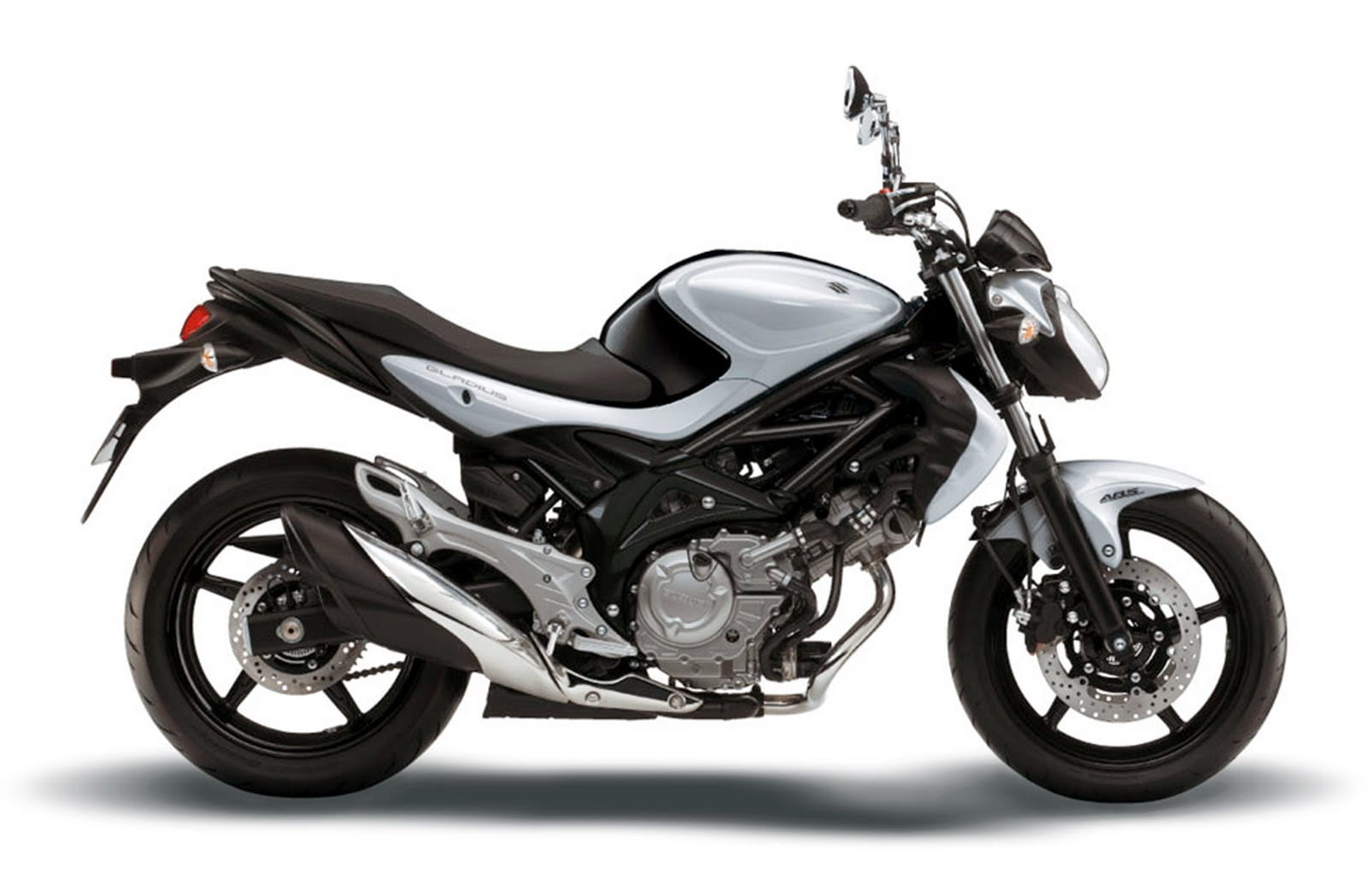 Suzuki SFV 650 Gladius 2009 2010 Srebrny stickers decals aufkleber oem replica juula motocolors
