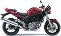 Suzuki Sv 650 2005 2009 Ciemny Czerwony Yhl stickers decals matrica restoration juula motocolors