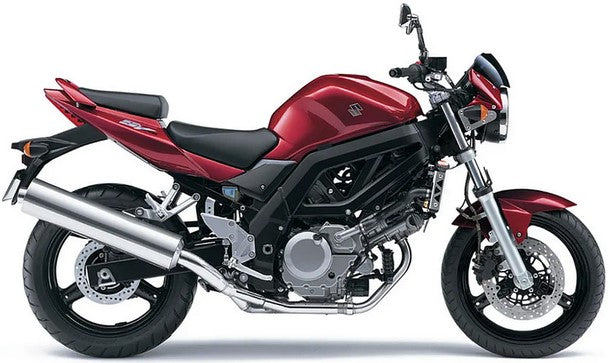 Suzuki Sv 650 2005 2009 Ciemny Czerwony Yhl stickers decals matrica restoration juula motocolors
