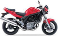 Suzuki Sv 650 2005 2009 Czerwony Yu7 replica decals grafiche fuel tank juula motocolors