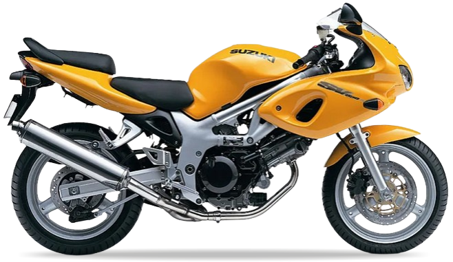 Suzuki Sv 650S 1999 Żółty Y9F stickers decals autocollants restoration kit juula motocolors