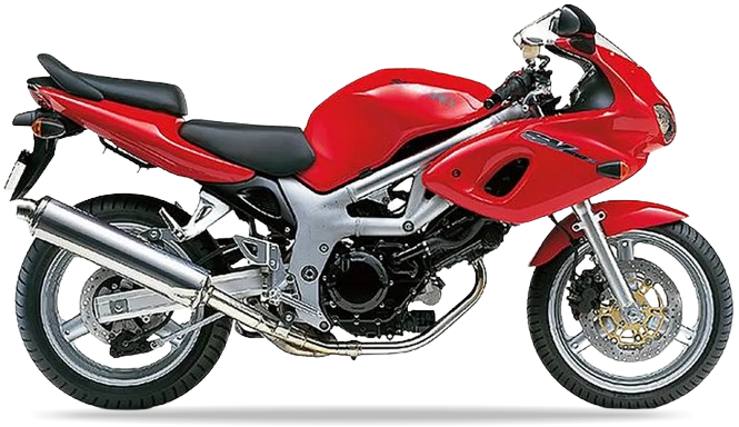 Suzuki Sv 650S 2000 Czerwony Y7M motorcycle decals vinyl kit aftermarket juula motocolors