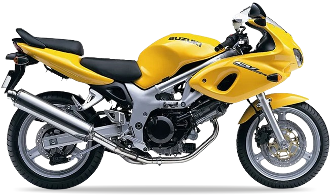 Suzuki Sv 650S 2001 Żółty Y9H motorcycle stickers set adesivi fairings juula motocolors