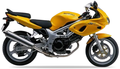 Suzuki Sv 650S 2002 Żółty Y9H custom decals autocollants fuel tank juula motocolors