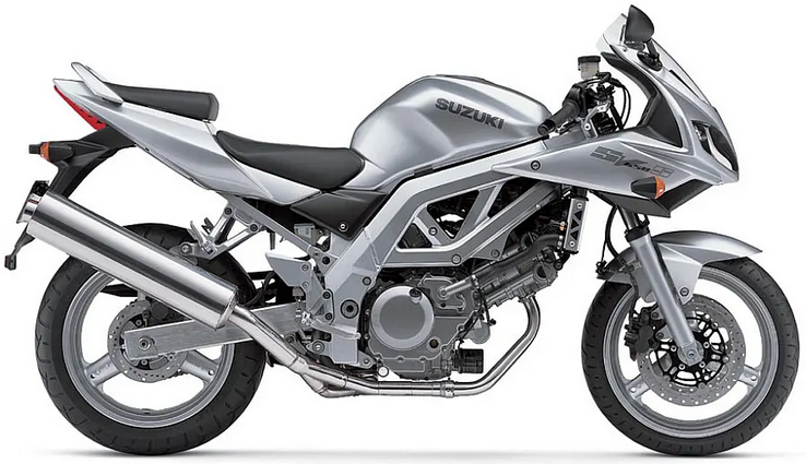 Suzuki Sv 650S 2003 Srebrny Yd8 motorbike stickers pegatinas cowling juula motocolors