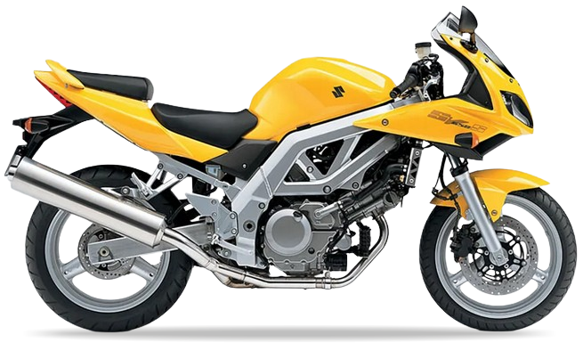 Suzuki Sv 650S 2004 Żółty Yu9 vinyl decals adesivi racebike juula motocolors