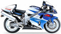 Suzuki TL 1000 R 1998 Niebieski Biały L99 motorcycle graphics adesivi replicas juula motocolors