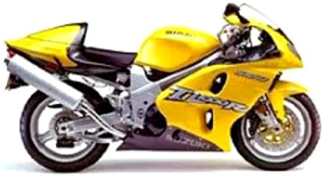 Suzuki TL 1000 R 1998 Żółty 163 motorbike stickers pegatinas cowling juula motocolors